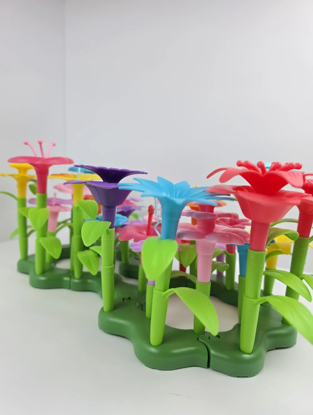 Colorful Flower Building Toy Set Kids STEM Creative Garden Play - Picture 4 of 6